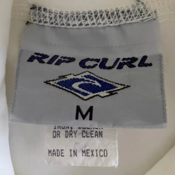 Rip Curl Vintage Surf Swim Tropical Pineapple Tee Shirt Rash Guard - Picture 7 of 8